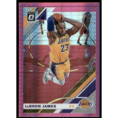 2019-20 Donruss Optic Hyper Pink #60 LeBron James