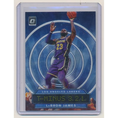 2019-20 Donruss Optic T-Minus 3, 2, 1 #9 LeBron James
