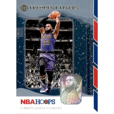 2019-20 Hoops Frequent Flyers Winter #15 LeBron James