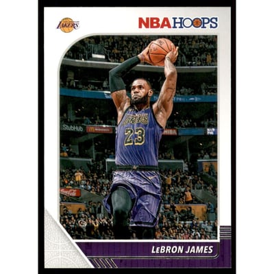 2019-20 Hoops #87 LeBron James