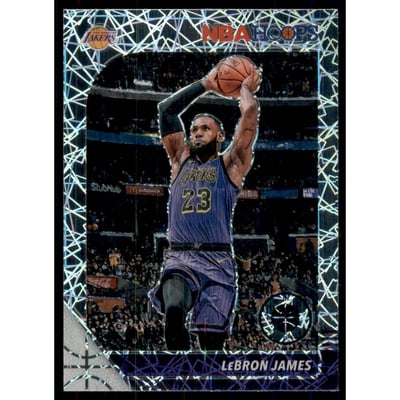 2019-20 Hoops Premium Stock Prizms Silver Laser #87 LeBron James