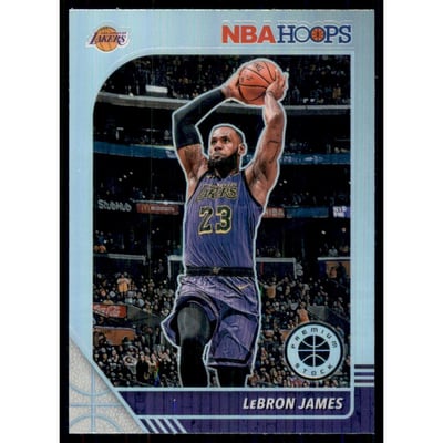 2019-20 Hoops Premium Stock Prizms Silver #87 LeBron James