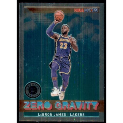 2019-20 Hoops Premium Stock Zero Gravity #18 LeBron James