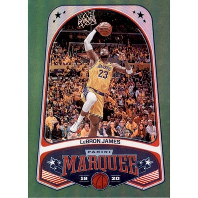 2019-20 Panini Chronicles Green #245 LeBron James/Marquee