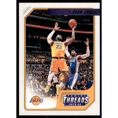 2019-20 Panini Chronicles Green #86 LeBron James/Threads