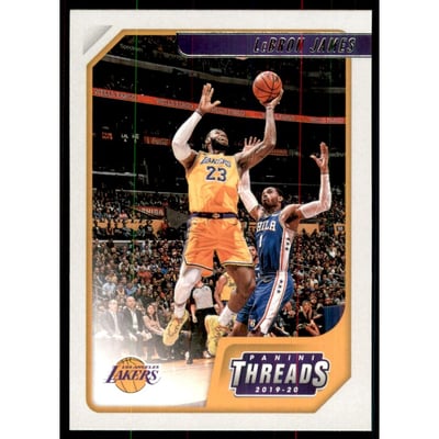 2019-20 Panini Chronicles #86 LeBron James/Threads