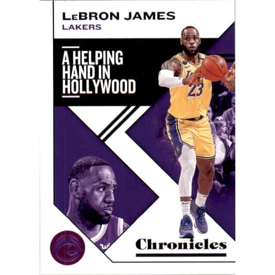 2019-20 Panini Chronicles Pink #10 LeBron James