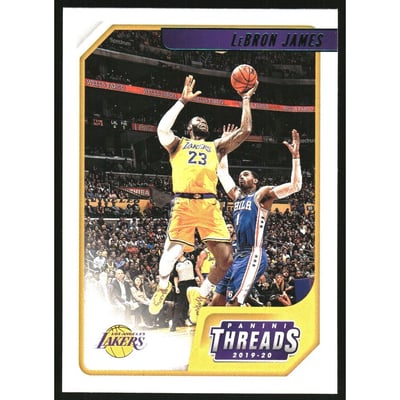 2019-20 Panini Chronicles Teal #86 LeBron James/Threads