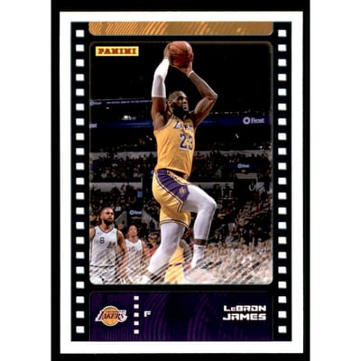 2019-20 Panini Stickers Cards #48 LeBron James