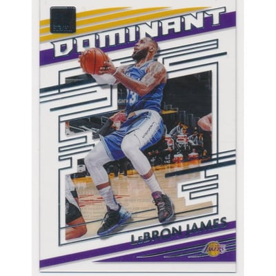 2020-21 Clearly Donruss Dominant #1 LeBron James