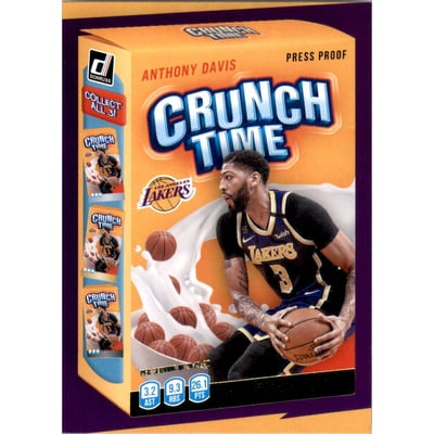 2020-21 Donruss Crunch Time Press Proof #14 Anthony Davis