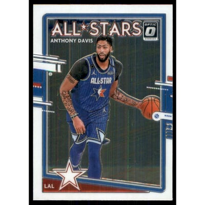 2020-21 Donruss Optic All Stars Fast Break #3 Anthony Davis