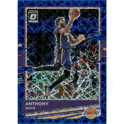 2020-21 Donruss Optic Blue Velocity #42 Anthony Davis