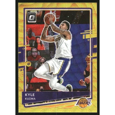 2020-21 Donruss Optic Gold Wave #8 Kyle Kuzma