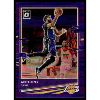 2020-21 Donruss Optic Purple #42 Anthony Davis