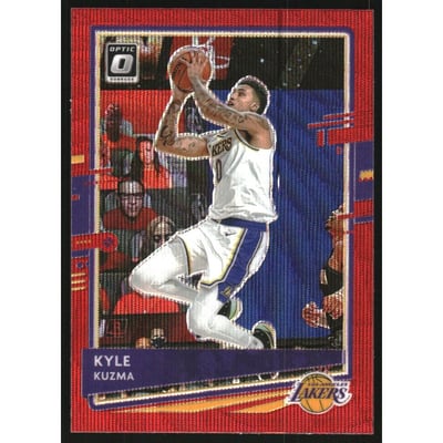 2020-21 Donruss Optic Red Wave #8 Kyle Kuzma