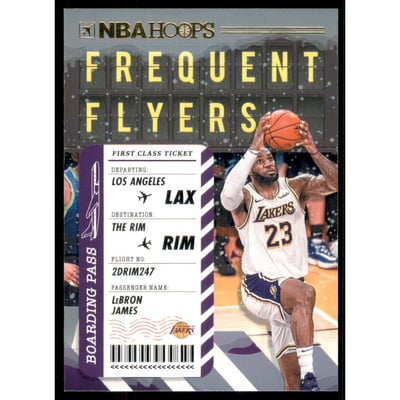 2020-21 Hoops Frequent Flyers Winter #3 LeBron James
