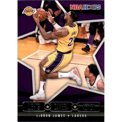 2020-21 Hoops Lights Camera Action #22 LeBron James