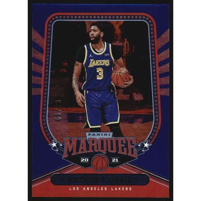 2020-21 Panini Chronicles Blue #263 Anthony Davis/Marquee
