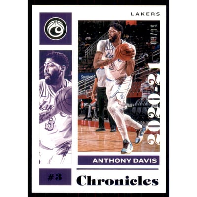 2020-21 Panini Chronicles Blue #30 Anthony Davis