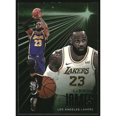 2020-21 Panini Chronicles Green #227 LeBron James/Essentials
