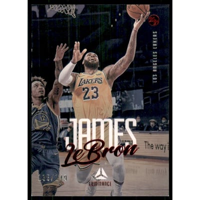 2020-21 Panini Chronicles Red #152 LeBron James/Luminance