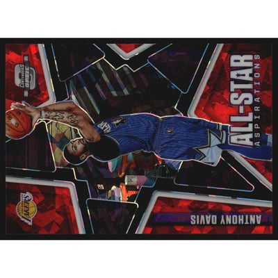 2020-21 Panini Contenders Optic All-Star Aspirations Red Cracked Ice #8 Anthony Davis