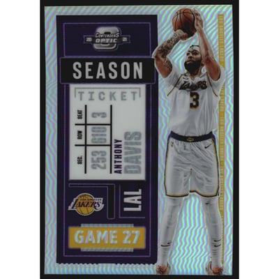 2020-21 Panini Contenders Optic Silver #89 Anthony Davis