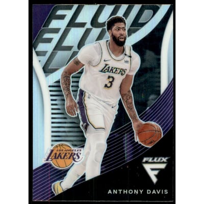 2020-21 Panini Flux Fluid Silver #1 Anthony Davis