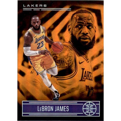 2020-21 Panini Illusions Orange #101 LeBron James