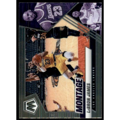 2020-21 Panini Mosaic Montage #17 LeBron James
