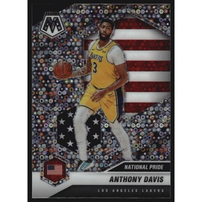 2020-21 Panini Mosaic Mosaic Fast Break Silver #250 Anthony Davis