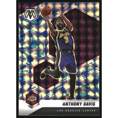 2020-21 Panini Mosaic Mosaic Reactive Blue #141 Anthony Davis