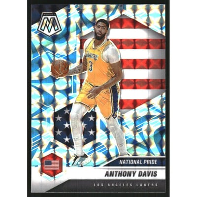 2020-21 Panini Mosaic Mosaic Reactive Blue #250 Anthony Davis
