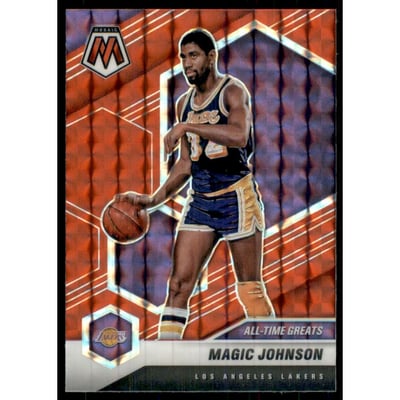 2020-21 Panini Mosaic Mosaic Red #288 Magic Johnson