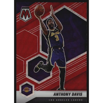 2020-21 Panini Mosaic Mosaic Red Wave #141 Anthony Davis