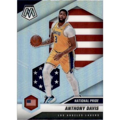 2020-21 Panini Mosaic Silver #250 Anthony Davis