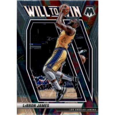 2020-21 Panini Mosaic Will to Win #10 LeBron James