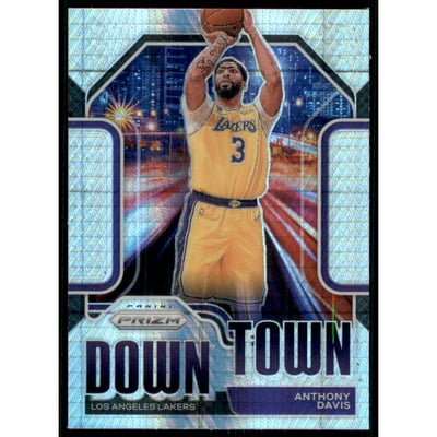 2020-21 Panini Prizm Downtown Bound Prizms Hyper #15 Anthony Davis
