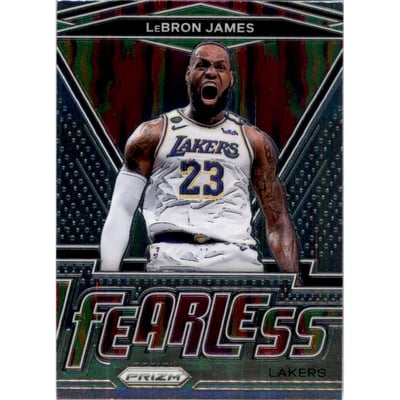 2020-21 Panini Prizm Fearless #6 LeBron James