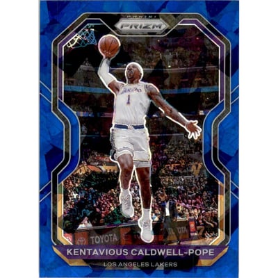 2020-21 Panini Prizm Prizms Blue Ice #77 Kentavious Caldwell-Pope