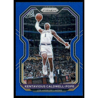2020-21 Panini Prizm Prizms Blue #77 Kentavious Caldwell-Pope