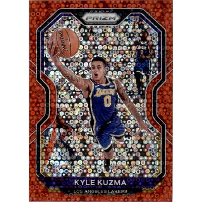 2020-21 Panini Prizm Prizms Fast Break Red #244 Kyle Kuzma