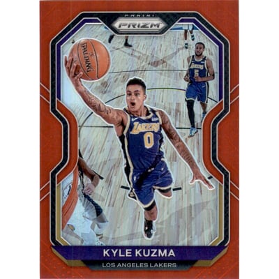 2020-21 Panini Prizm Prizms Red #244 Kyle Kuzma