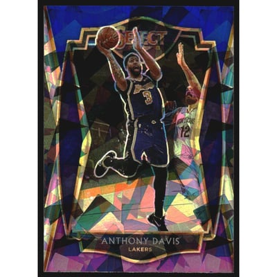 2020-21 Select Prizms Blue White Purple Ice #155 Anthony Davis