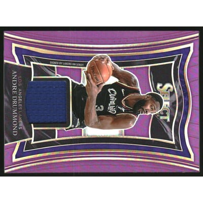 2020-21 Select Selective Swatches Prizms Purple #29 Andre Drummond/99