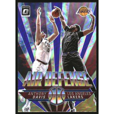 2021-22 Donruss Optic Air Defense Purple #2 Anthony Davis