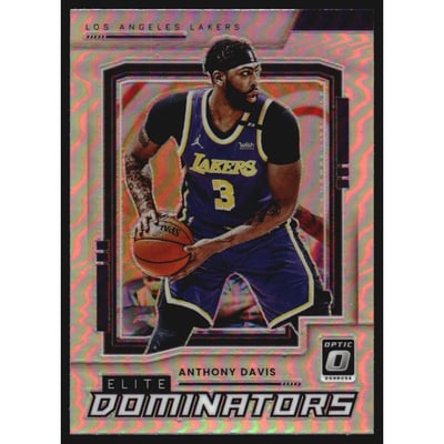 2021-22 Donruss Optic Elite Dominators Holo #23 Anthony Davis