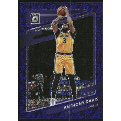 2021-22 Donruss Optic Fast Break Purple #133 Anthony Davis
