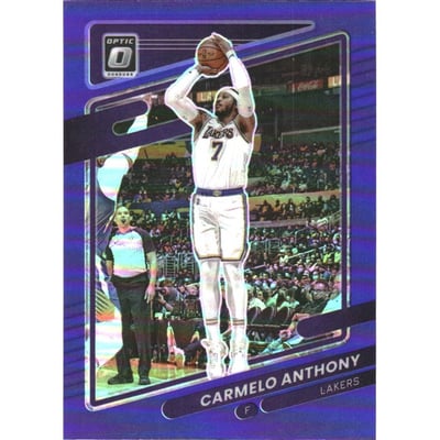 2021-22 Donruss Optic Purple #109 Carmelo Anthony